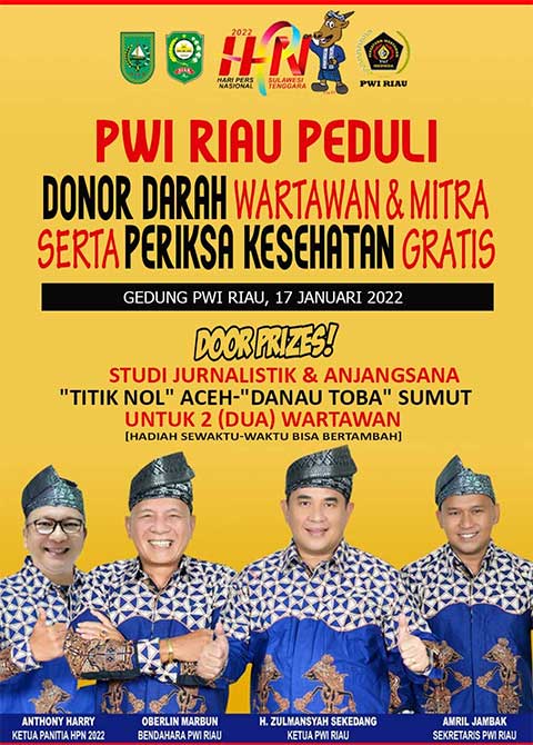 PWI Riau Peduli